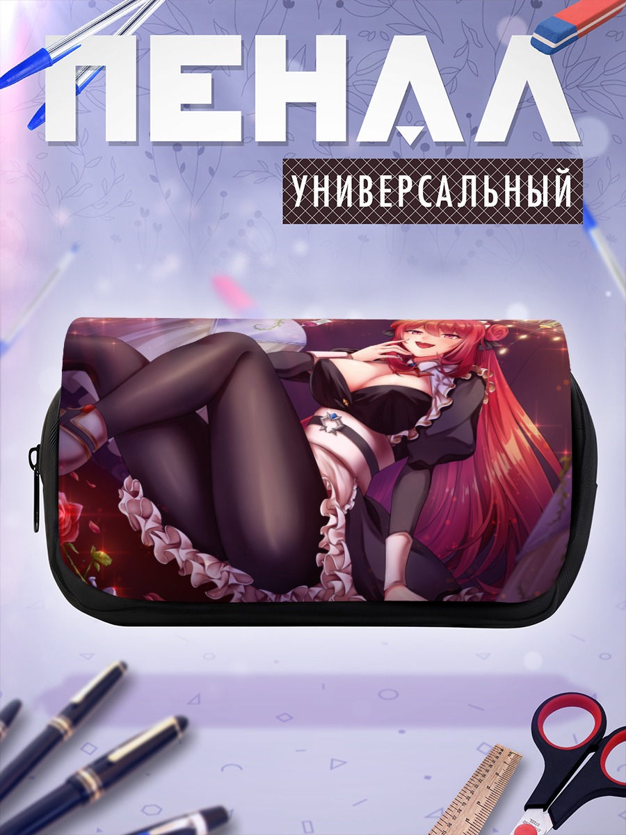 Пенал-косметичка Эрзе в кружевах