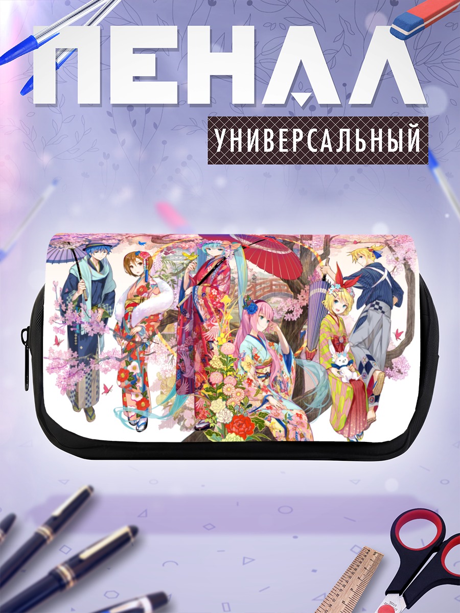 Пенал-косметичка Мику Хацунэ в сакуре