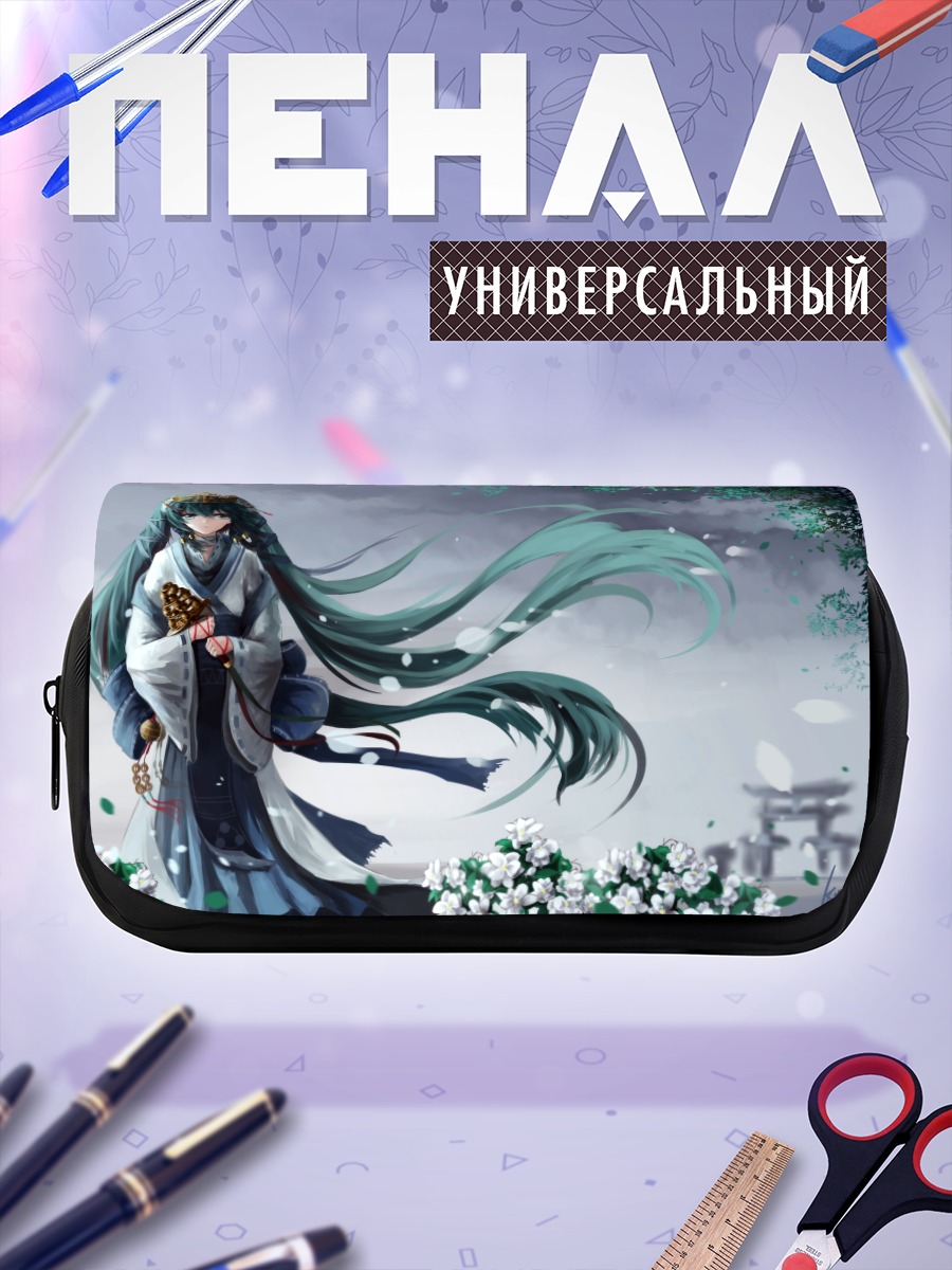 Пенал-косметичка Мику Хацунэ в храме
