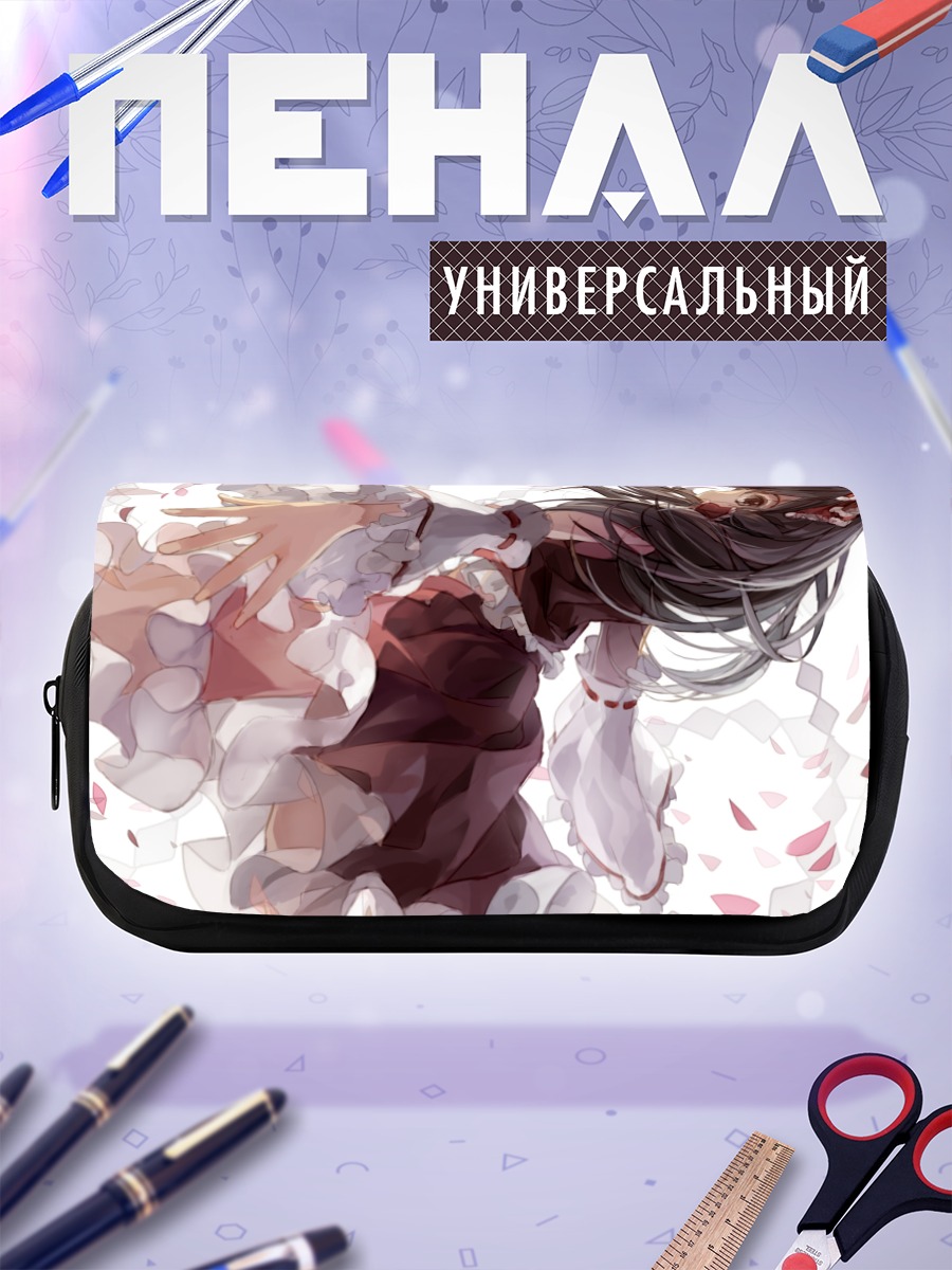 Пенал-косметичка Рейму Хакурей в лепестках