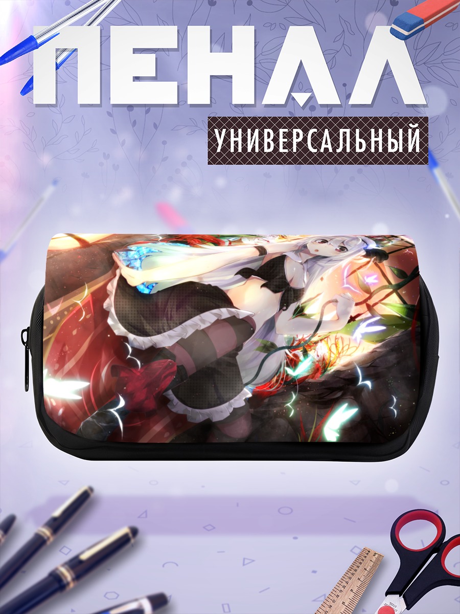 Пенал-косметичка Мику Хацунэ с бабочкой