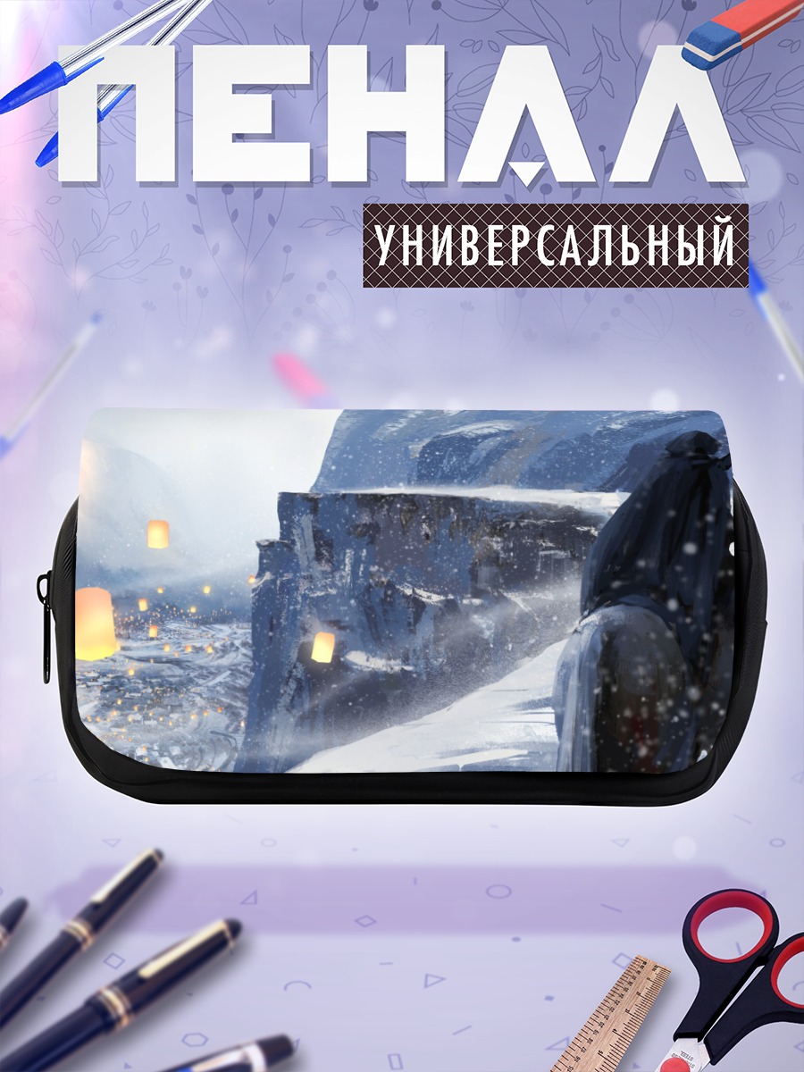 Пенал-косметичка Всадник в снегах
