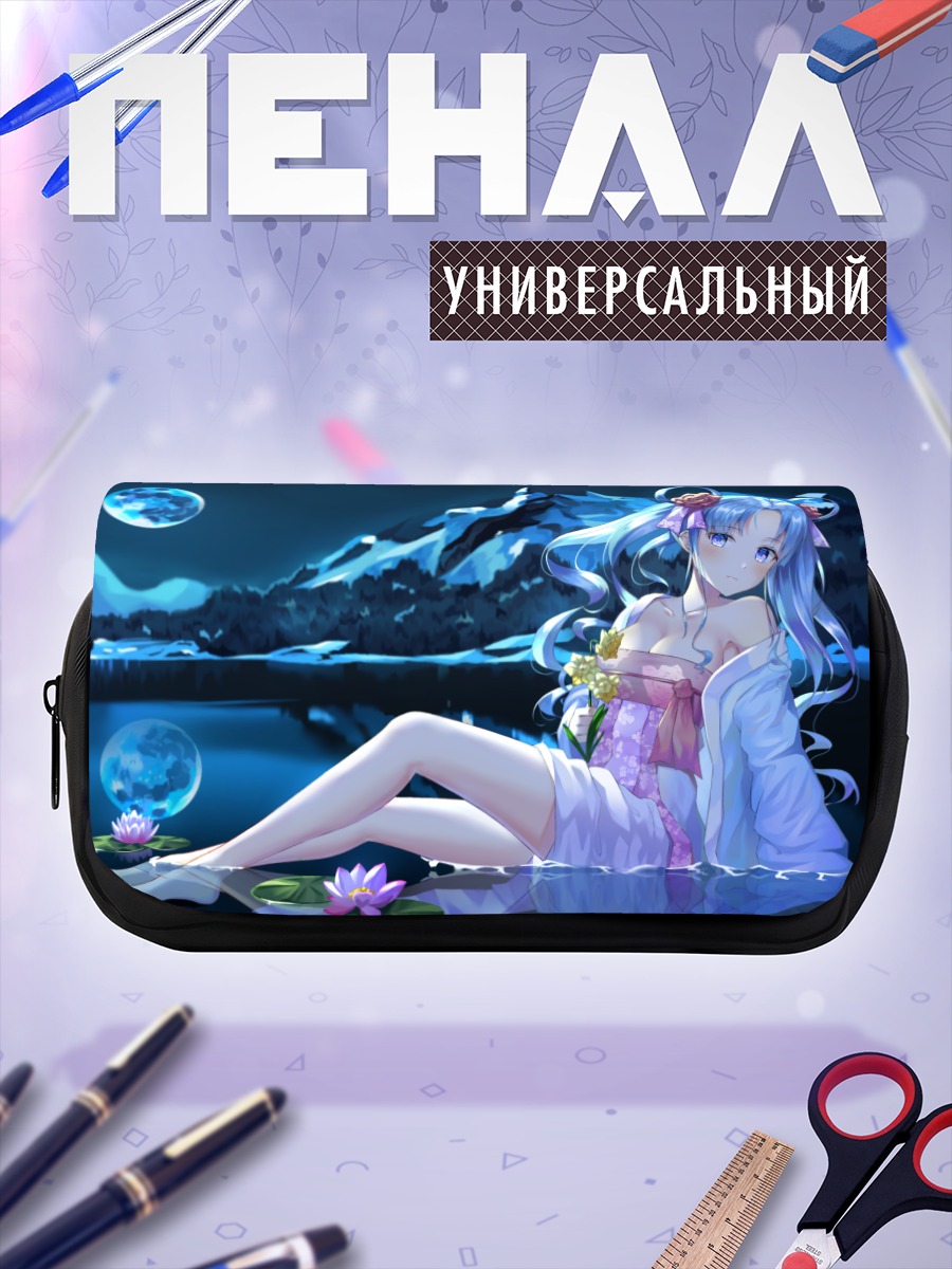 Пенал-косметичка Мику Хацунэ под луной