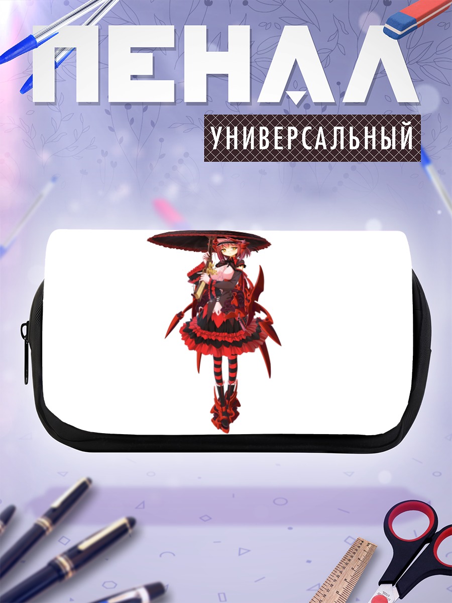 Пенал-косметичка Сёдзё Кикай в красном