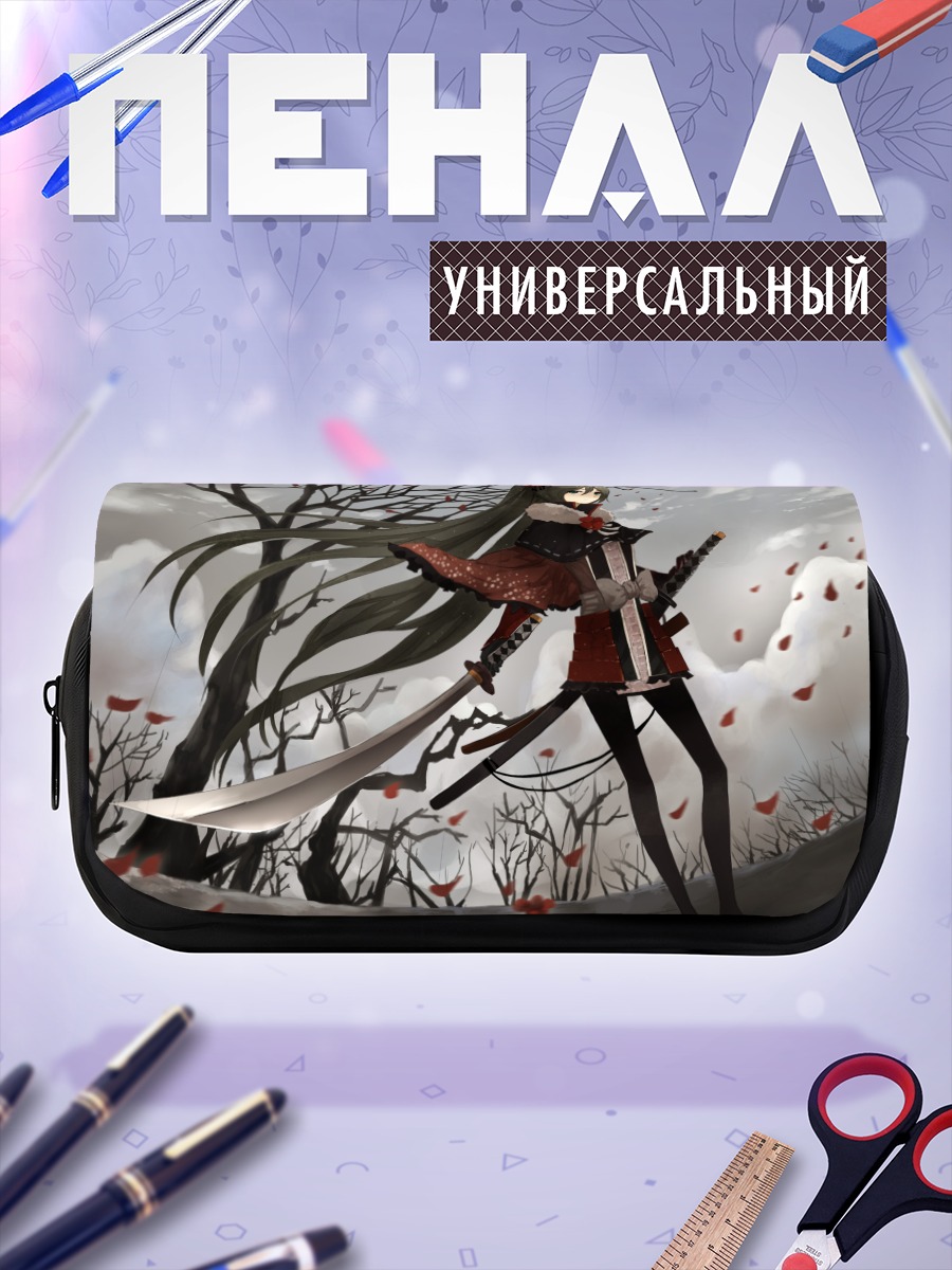 Пенал-косметичка Мику Хацунэ с катаной