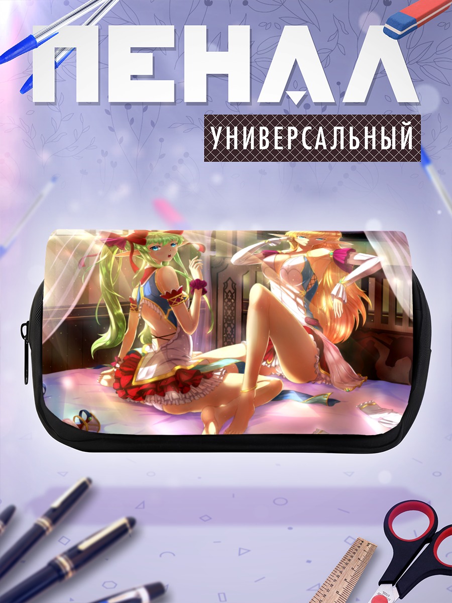 Пенал-косметичка Мику Хацунэ и подруга