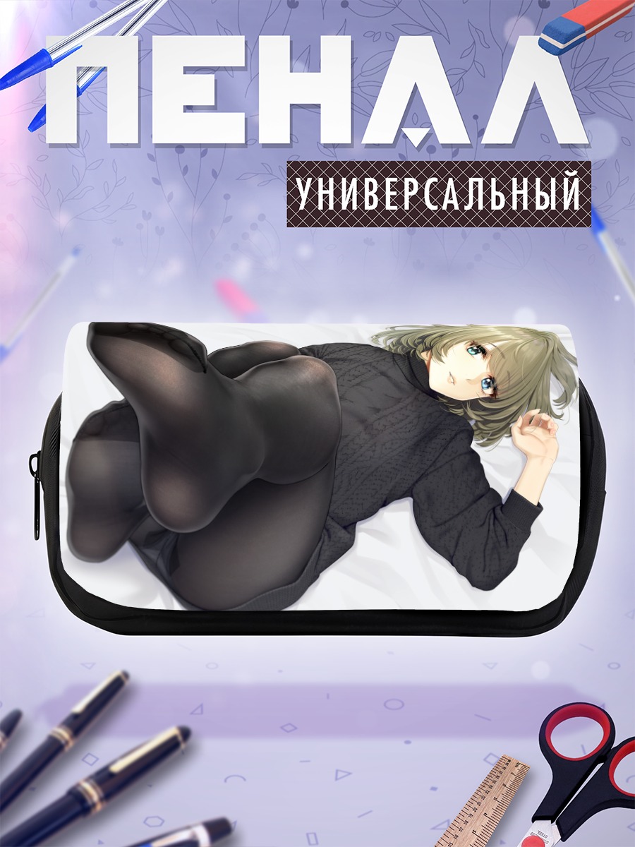 Пенал-косметичка Каэдэ Такагаки в черном