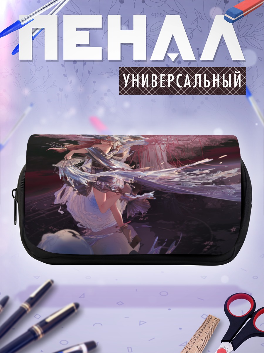Пенал-косметичка Ююко Сайгёдзи в цветах