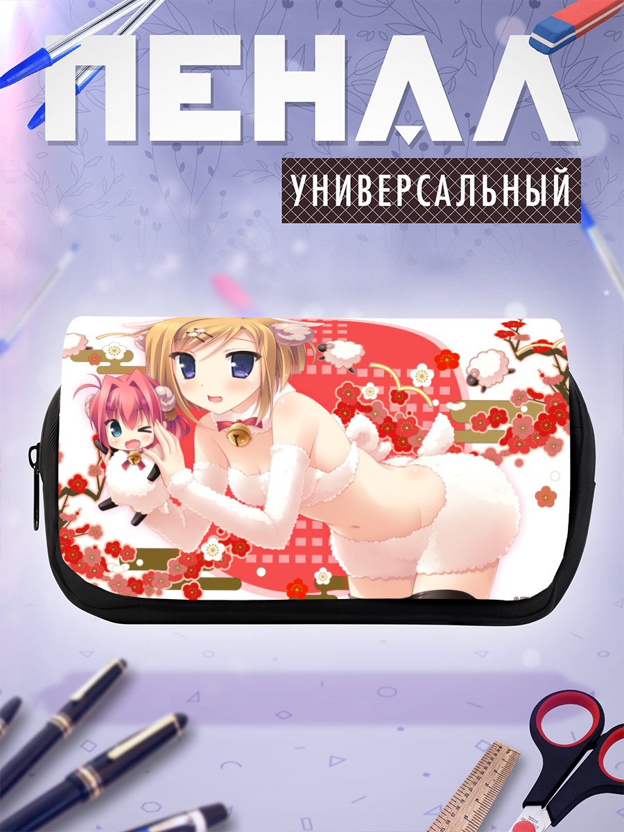 Пенал-косметичка Мия Мидзунаши в цветах