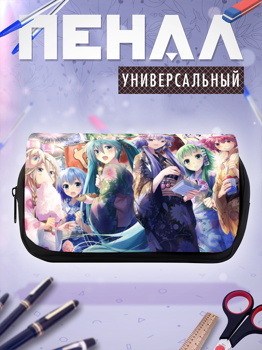 Пенал-косметичка Мику Хацунэ в кимоно
