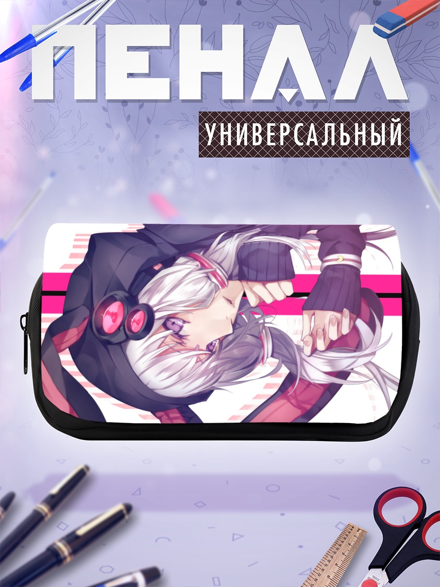 Пенал-косметичка Юдзуки Юкари в наушниках