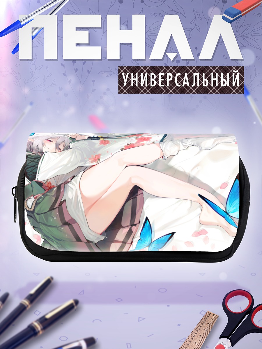 Пенал-косметичка Кокоро Нацумэ в цветах