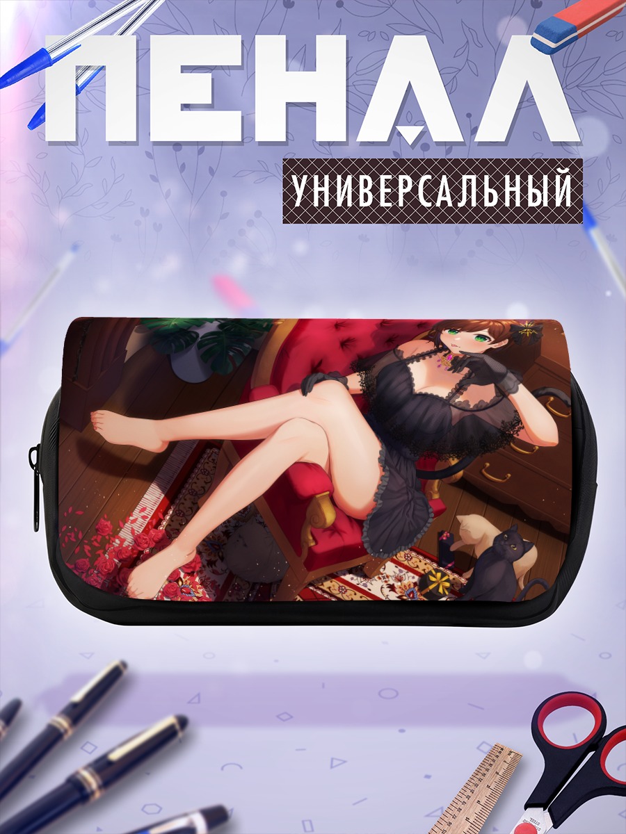 Пенал-косметичка Мику Маэкава в кружеве