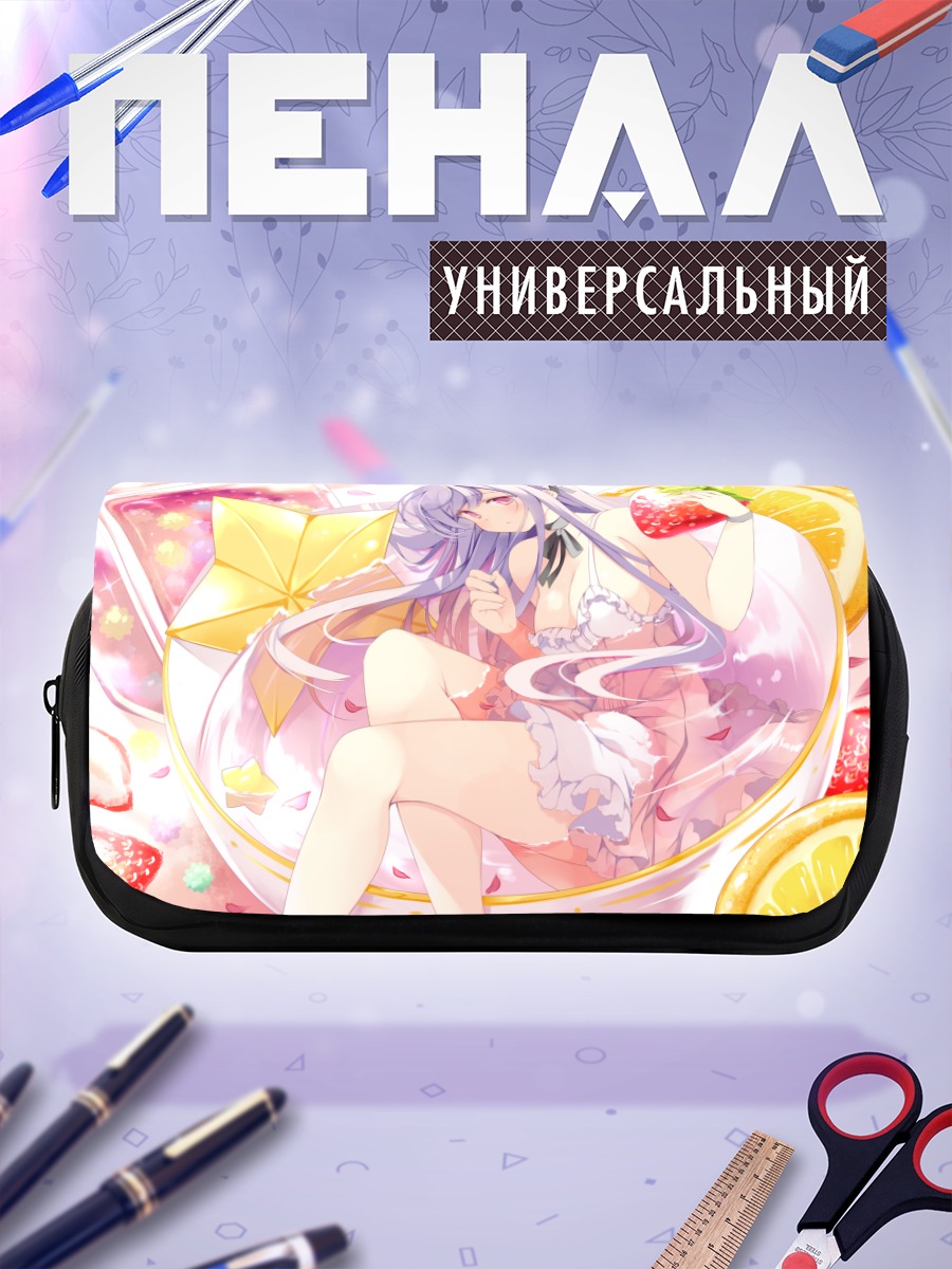 Пенал-косметичка Девушка в десерте