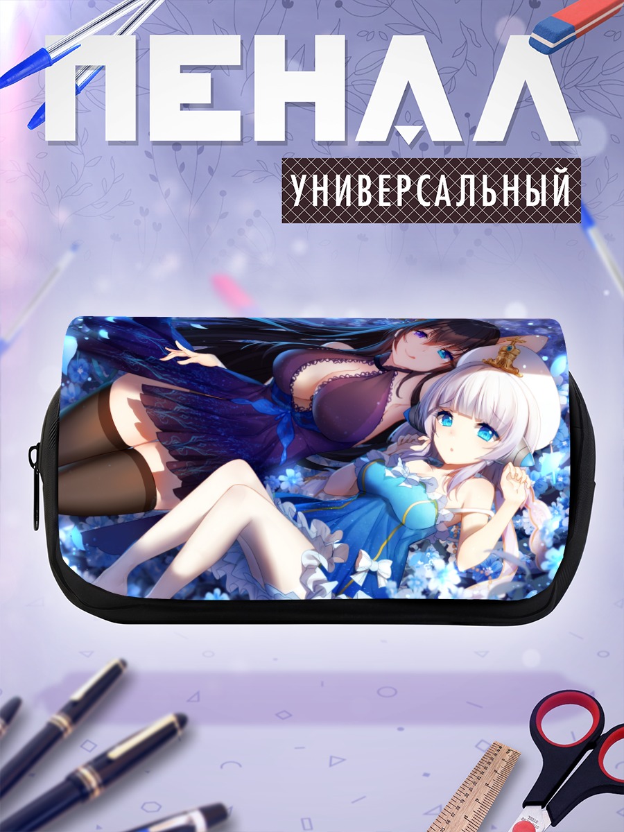 Пенал-косметичка Девушки в цветах