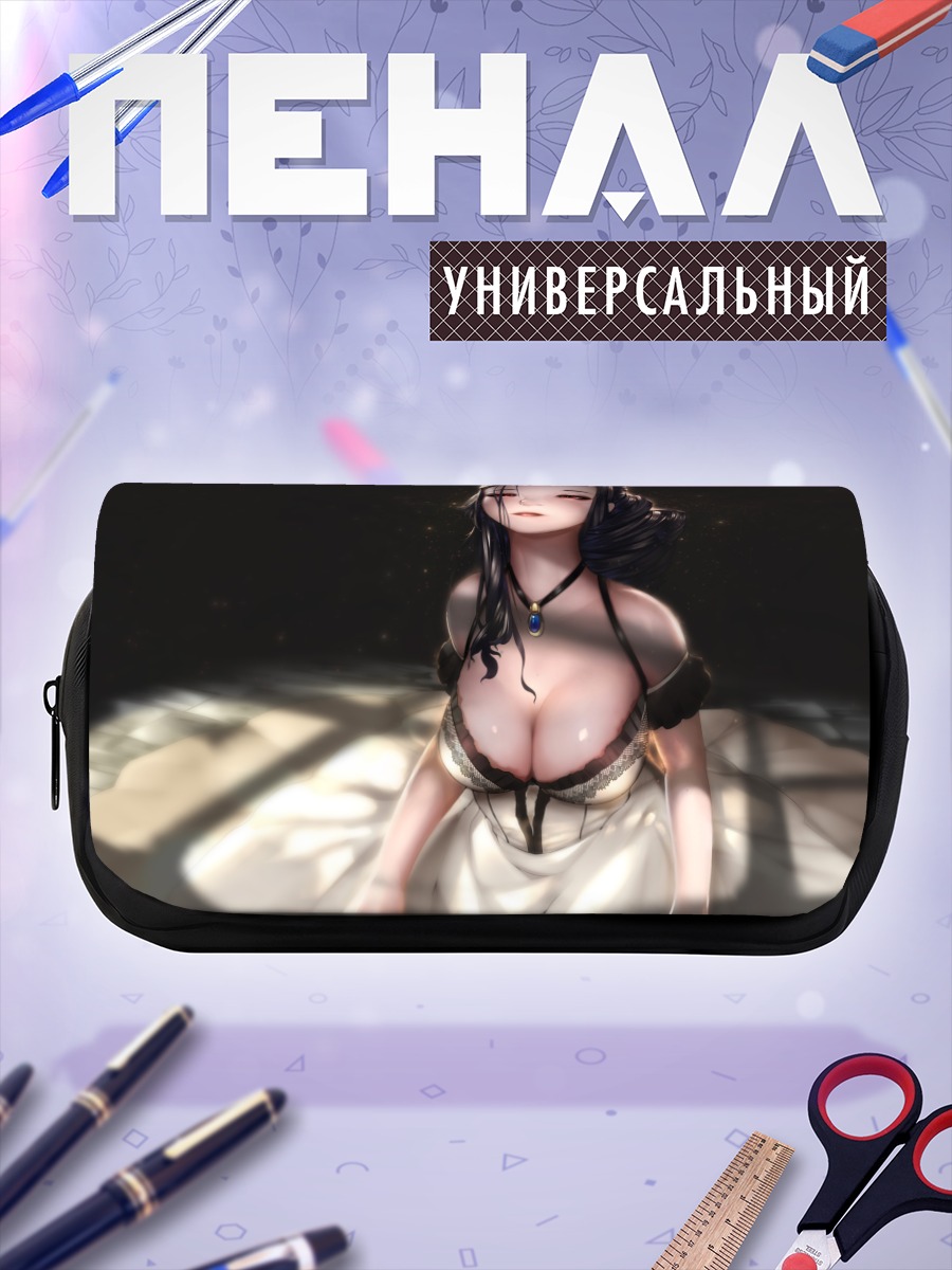 Пенал-косметичка Девушка в белом платье