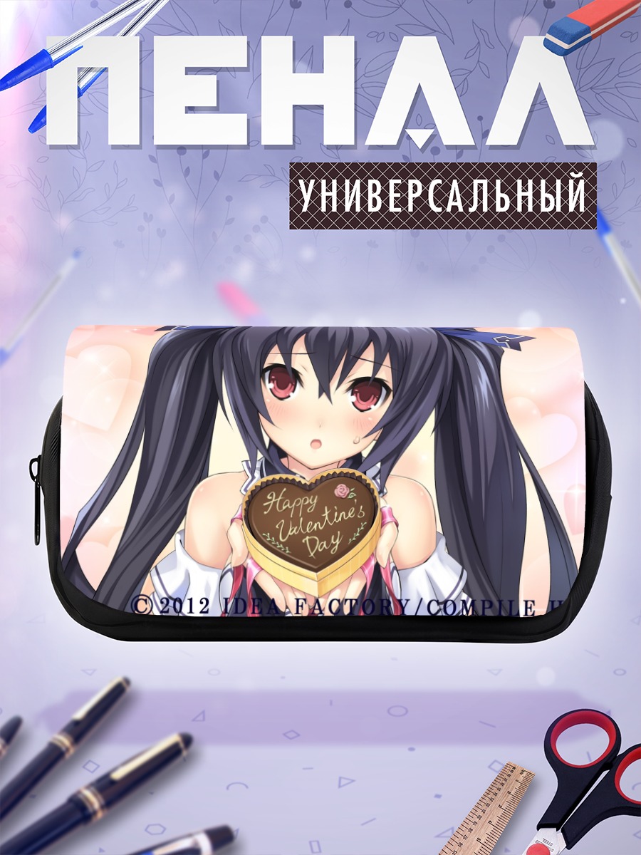 Пенал-косметичка Нуар с сердцем
