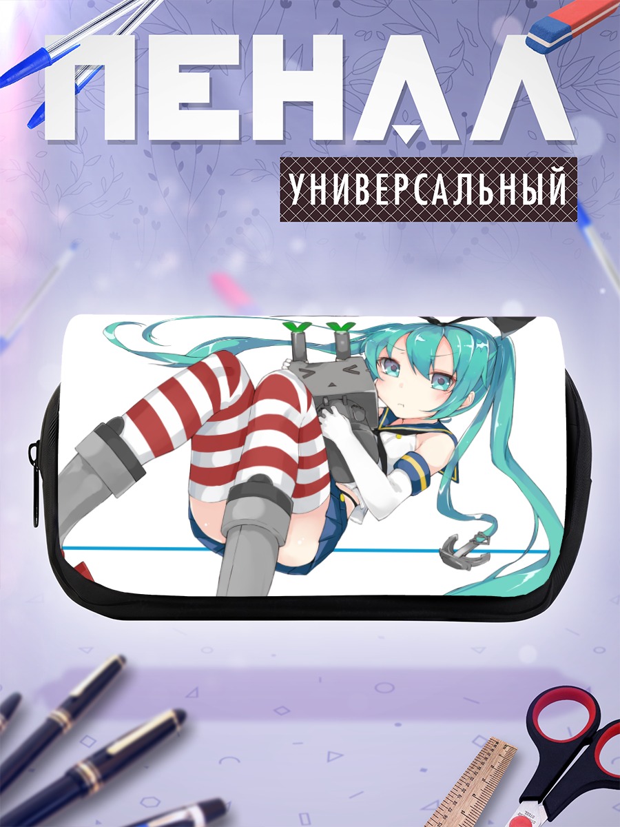 Пенал-косметичка Мику Хацунэ с кроликом