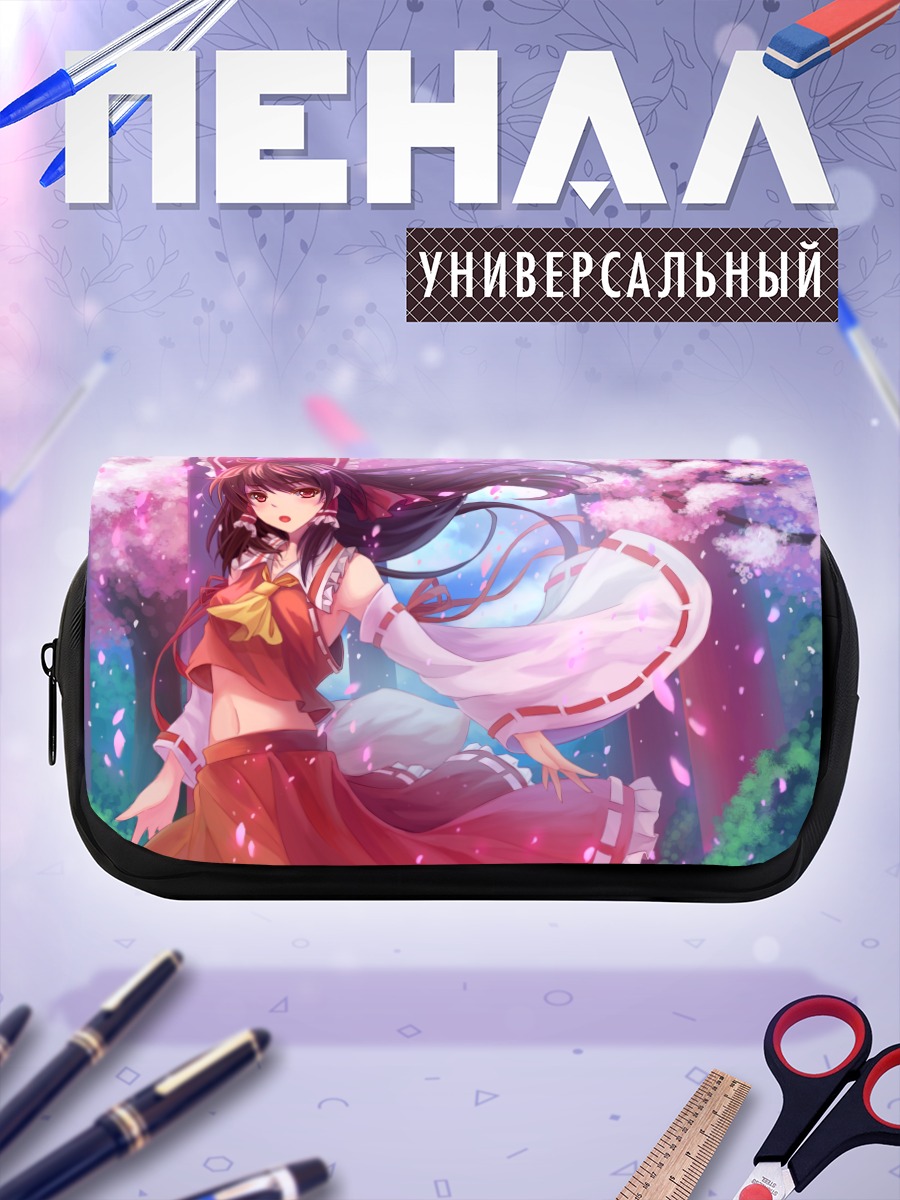 Пенал-косметичка Рейму Хакурей в сакуре