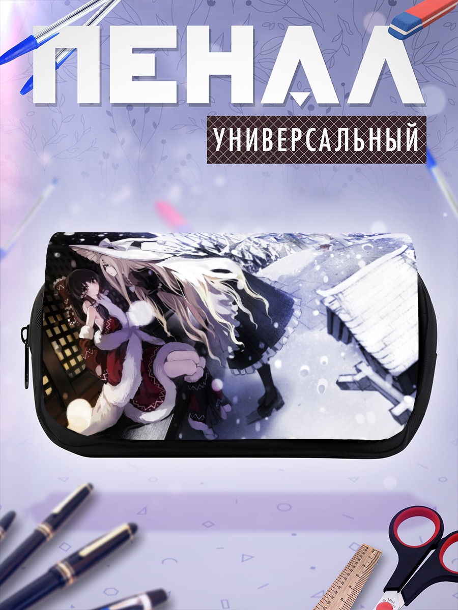 Пенал-косметичка Рейму Хакурей в снегу