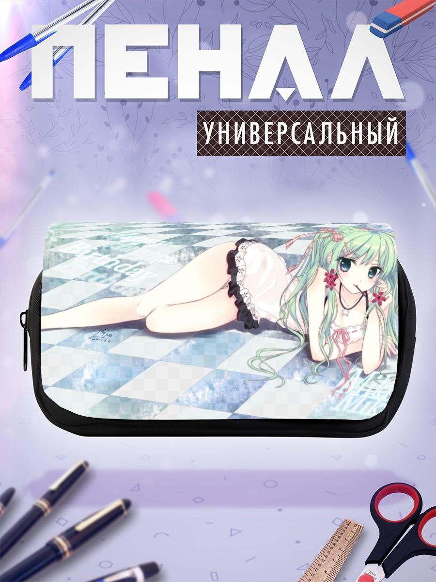 Пенал-косметичка Мику Хацунэ в платье