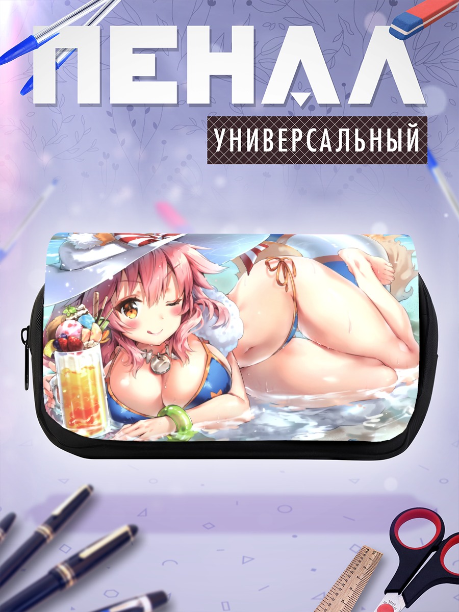 Пенал-косметичка Тамамо но Маэ на пляже