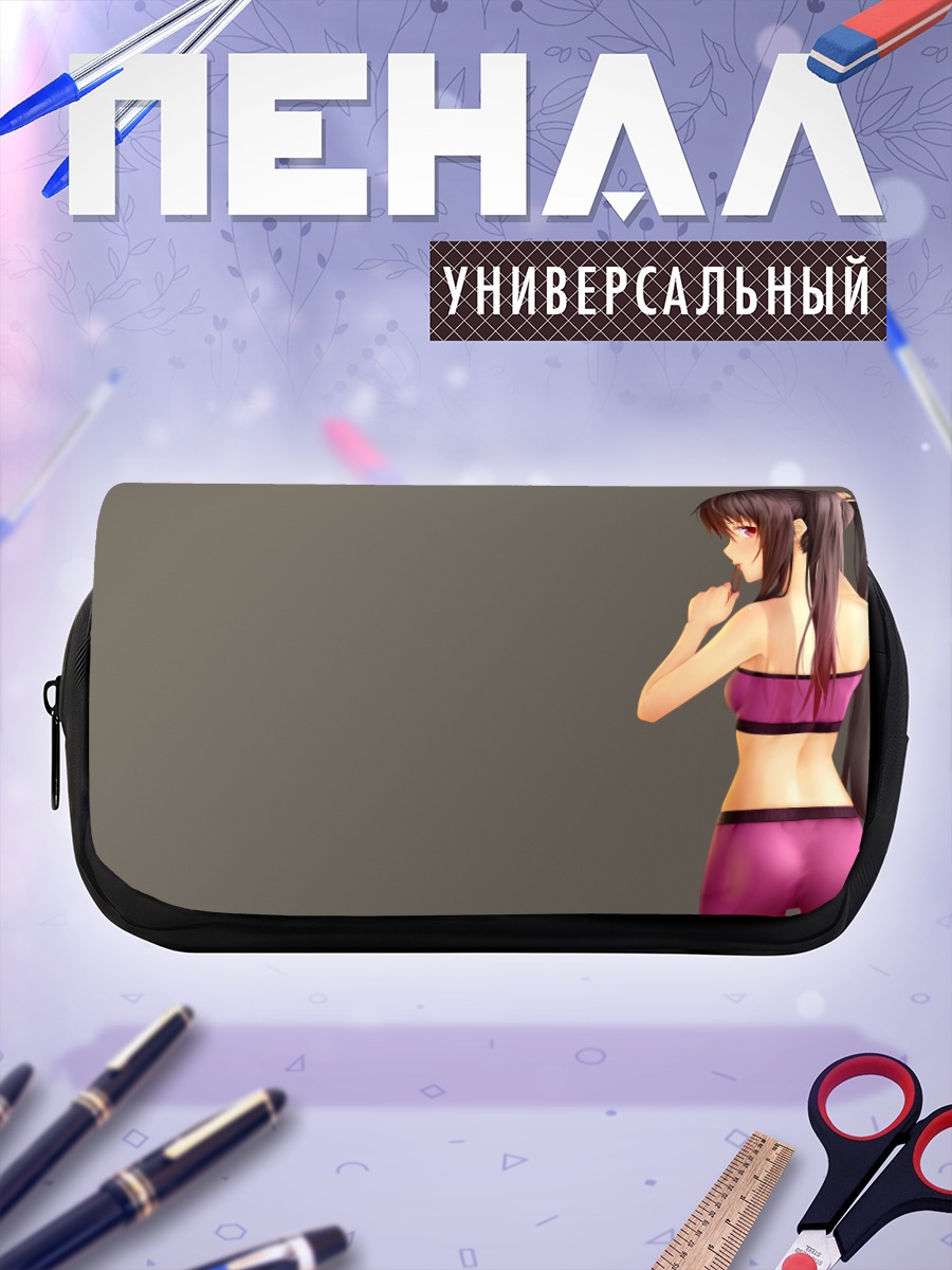 Пенал-косметичка Девушка с хвостами