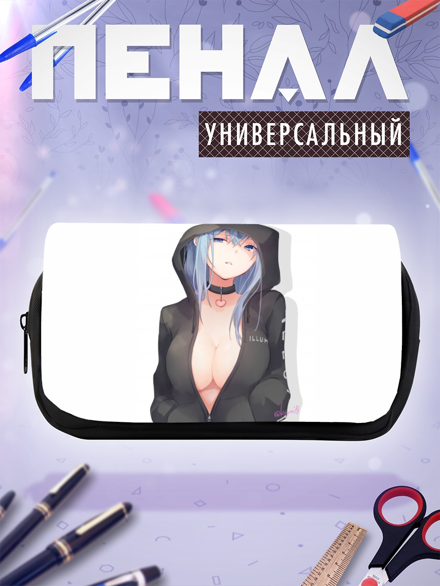 Пенал-косметичка Мику Хацунэ в худи