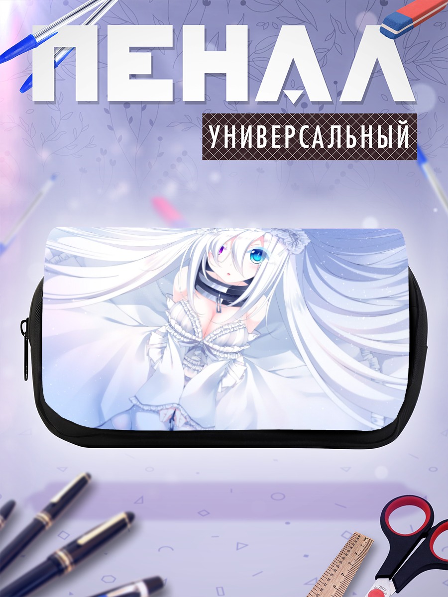 Пенал-косметичка Беловолосая девушка в платье