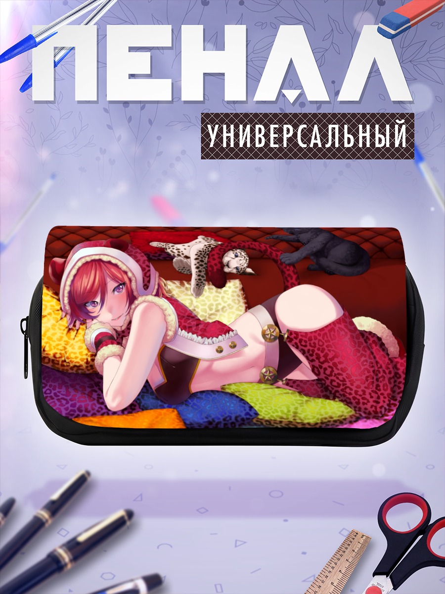 Пенал-косметичка Маки Нишикино в ушках