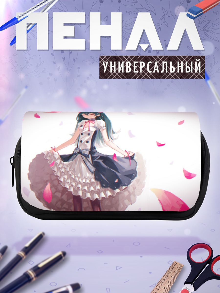 Пенал-косметичка Девушка в лолите