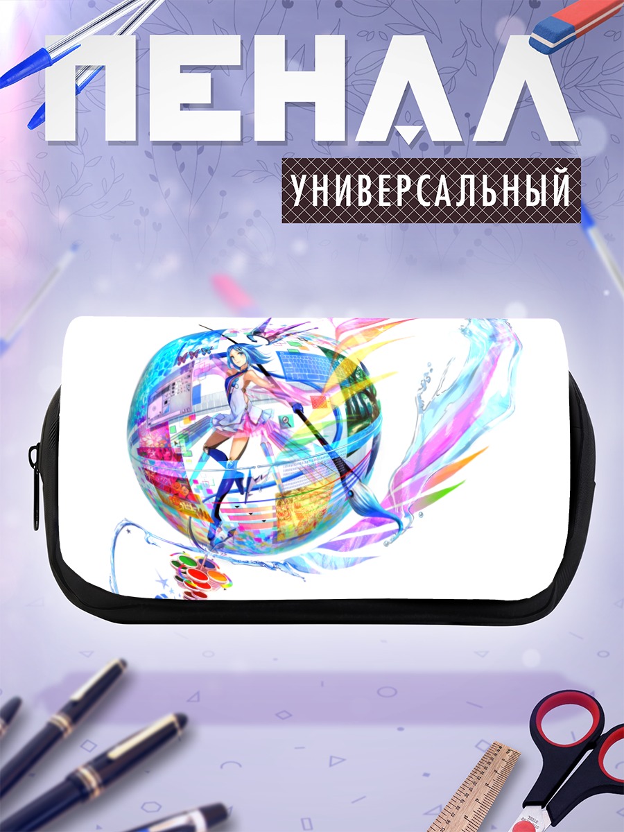 Пенал-косметичка Мику Хацунэ в сфере
