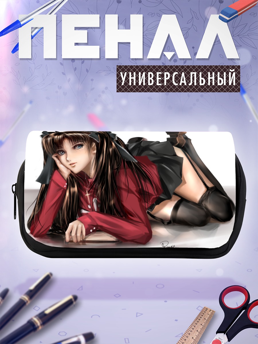 Пенал-косметичка Рин Тосака в красном