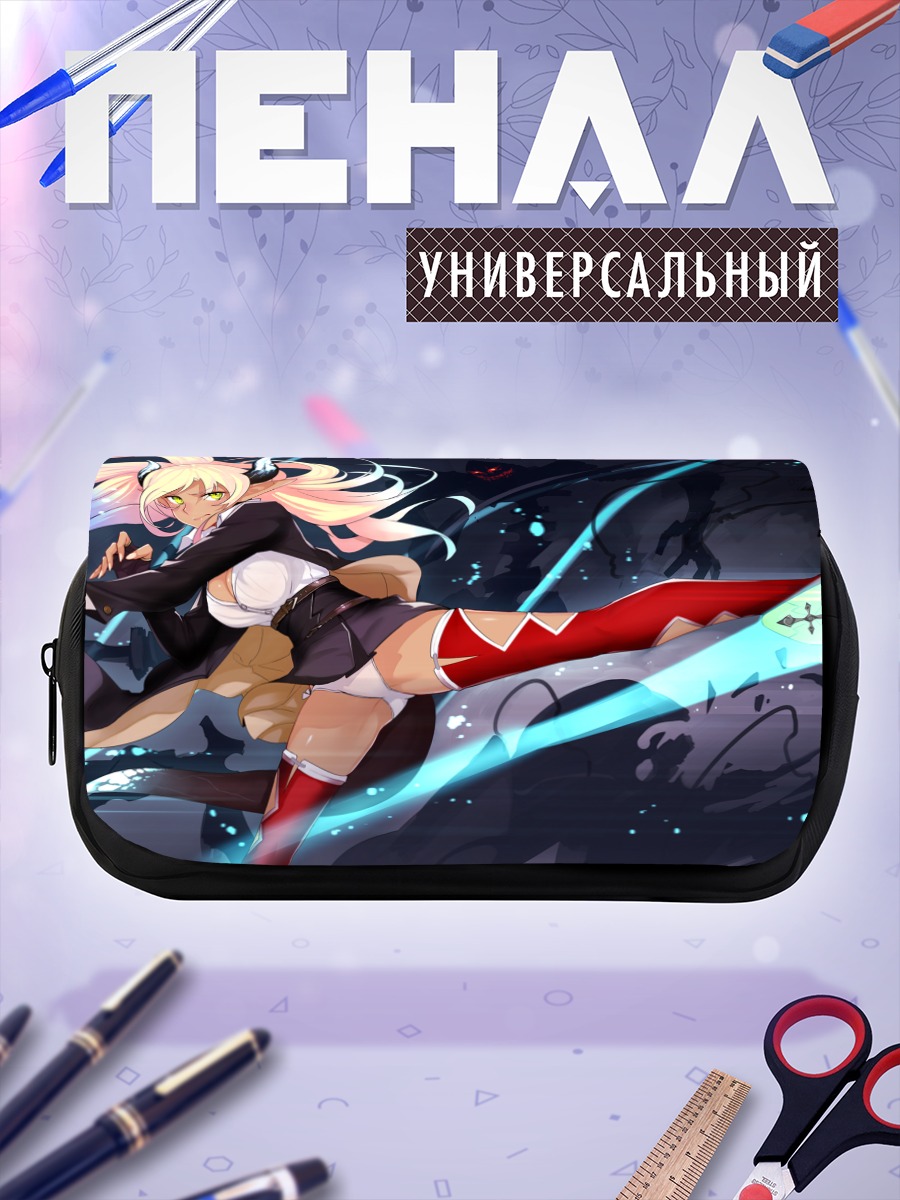 Пенал-косметичка Девушка на сноуборде