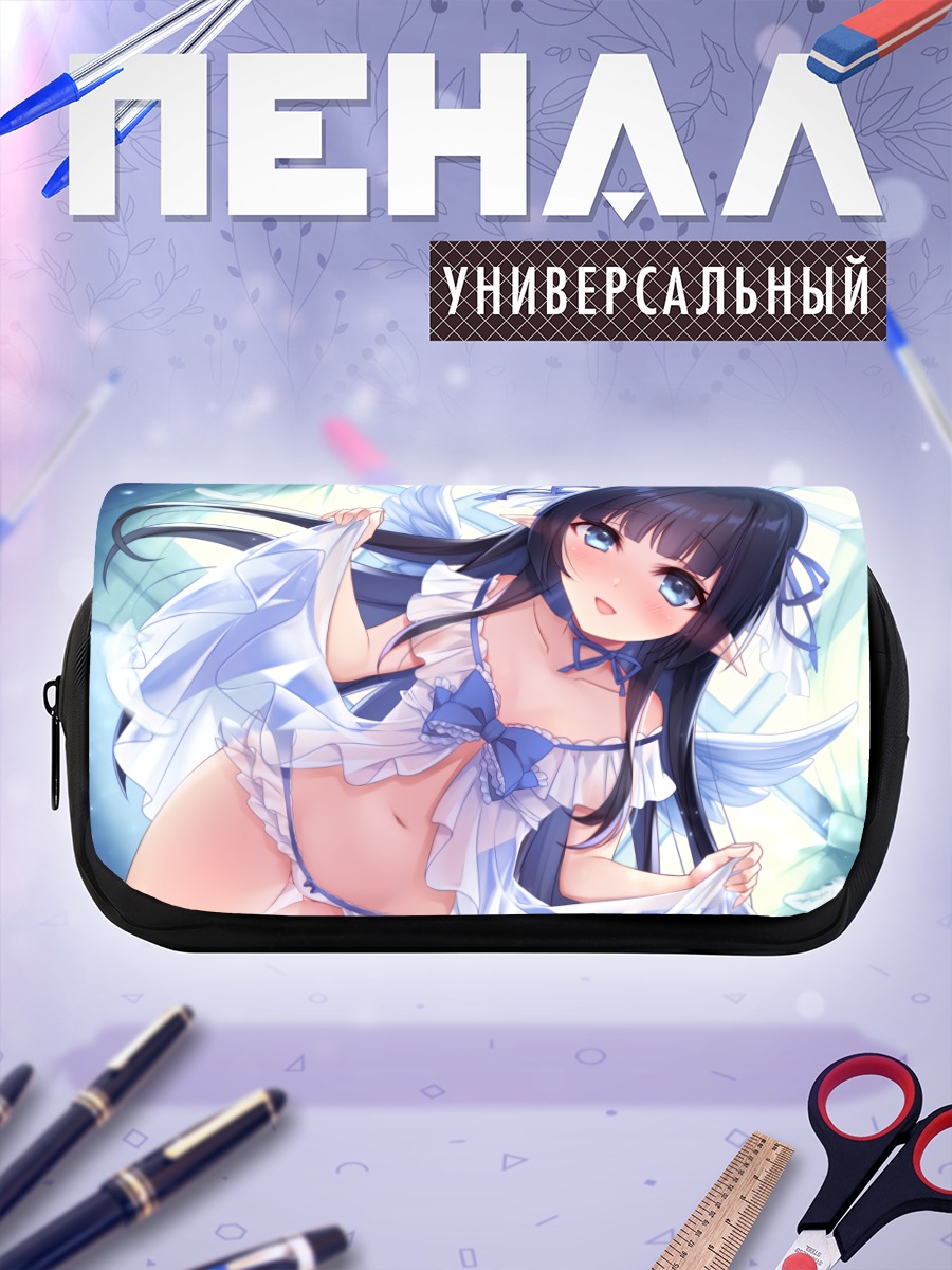 Пенал-косметичка Эльфийка в голубом