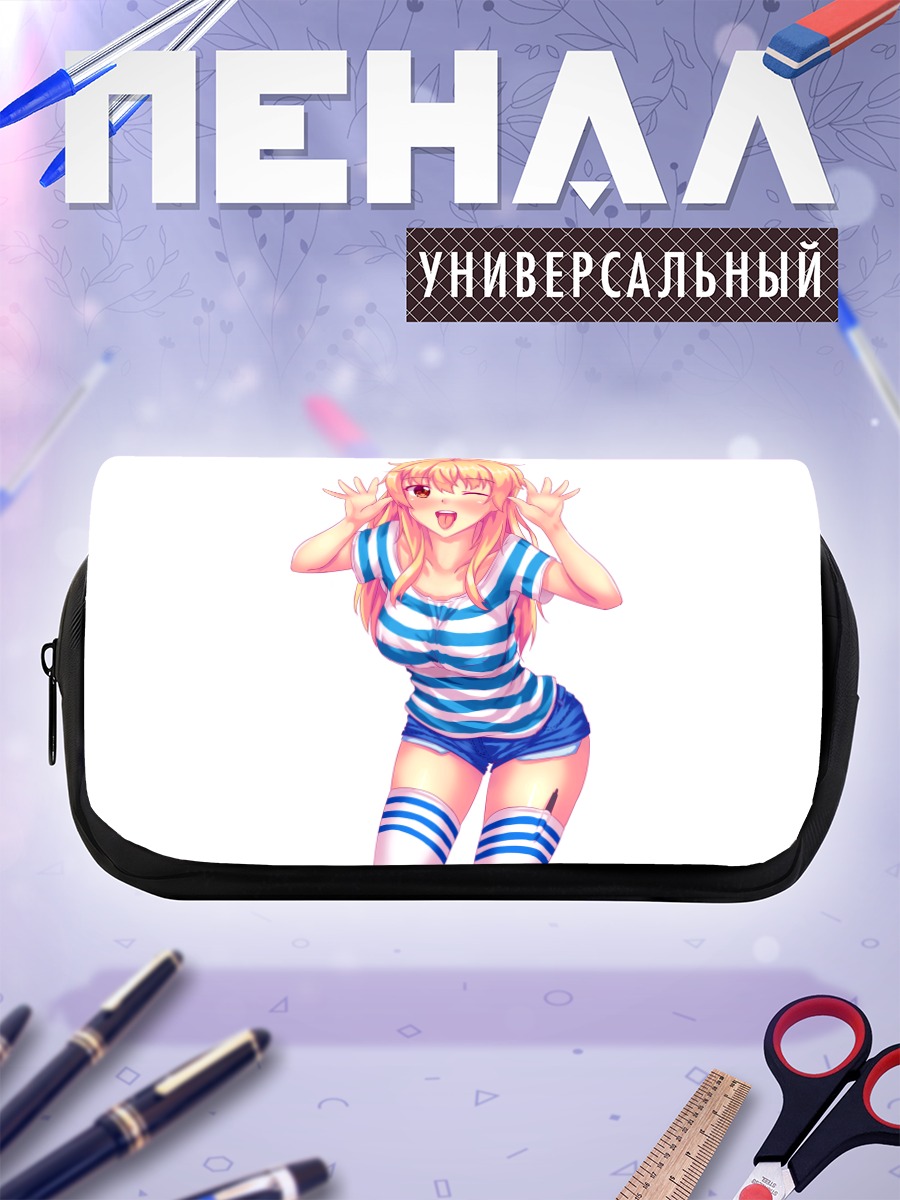 Пенал-косметичка Тиффи в полоску