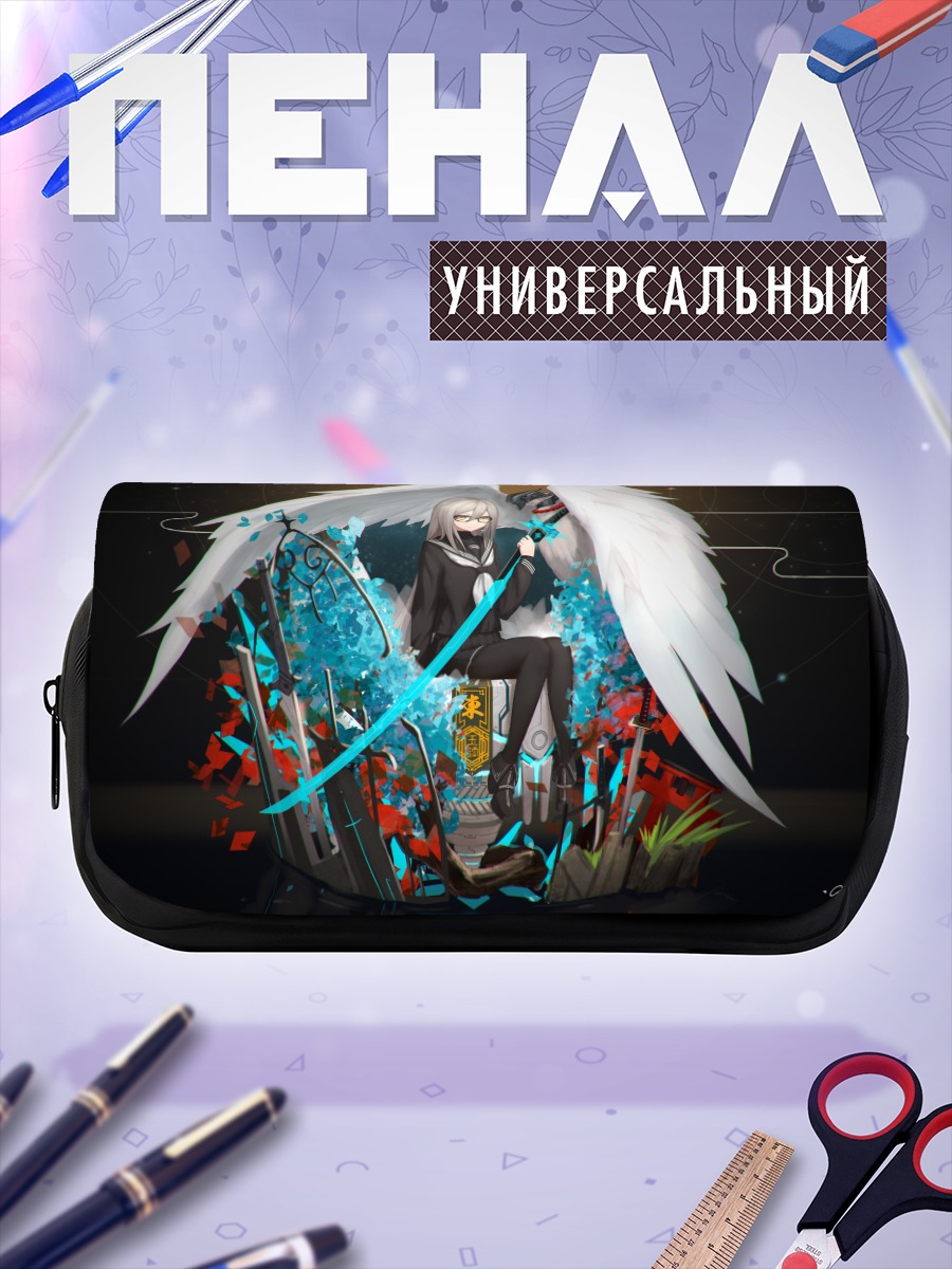 Пенал-косметичка Ангел в цветах