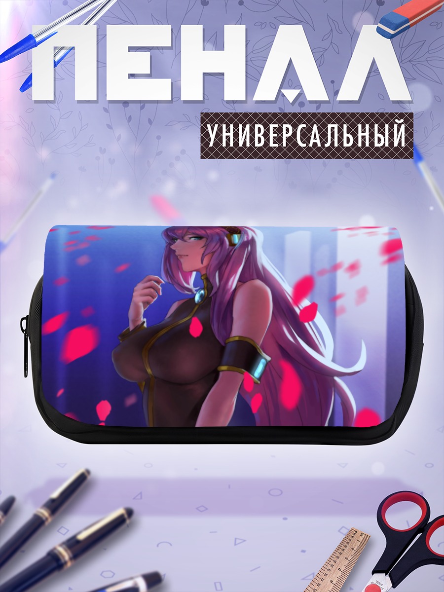 Пенал-косметичка Лука Мегурин в лепестках