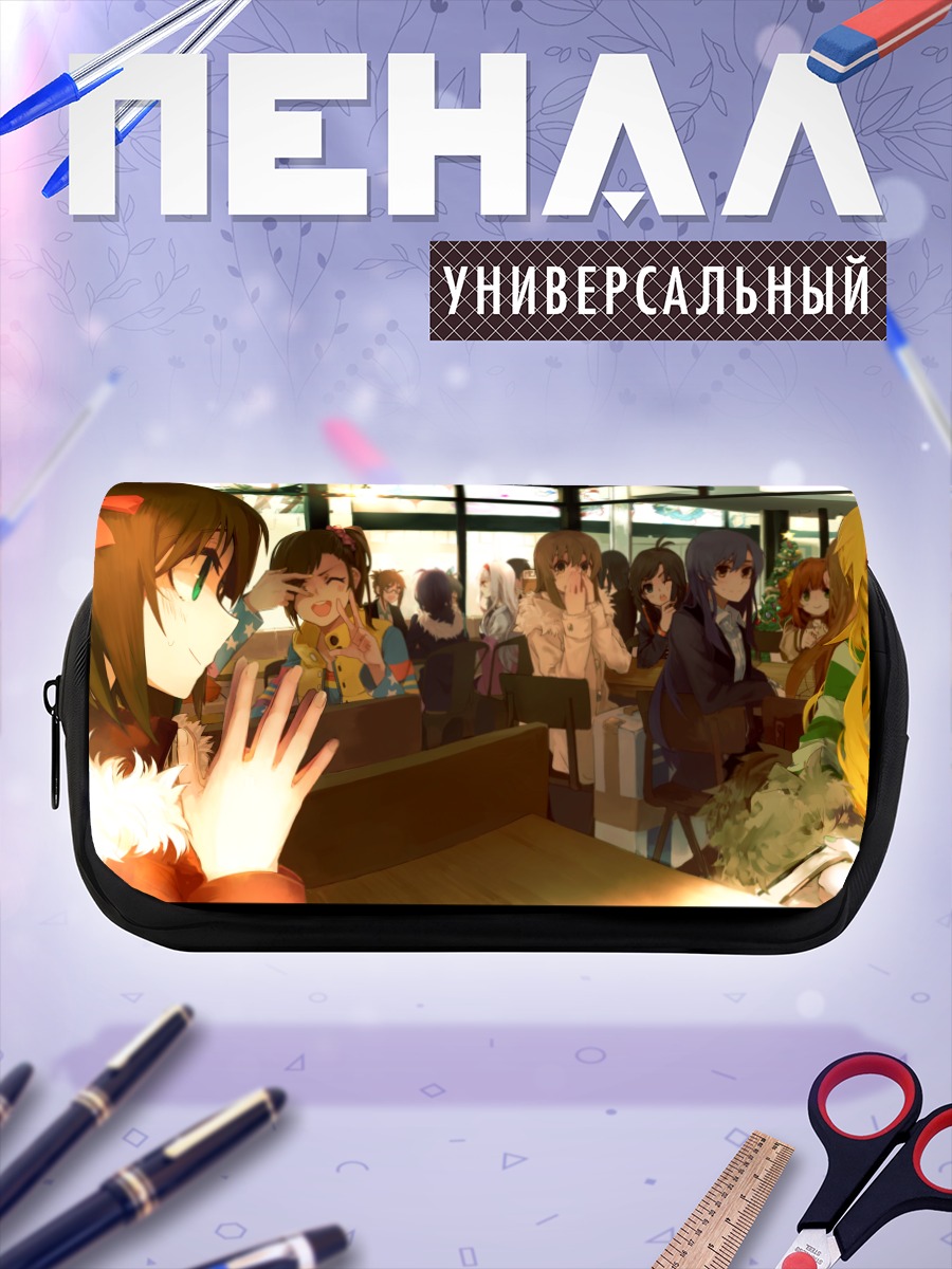 Пенал-косметичка Харука Амами в кафе