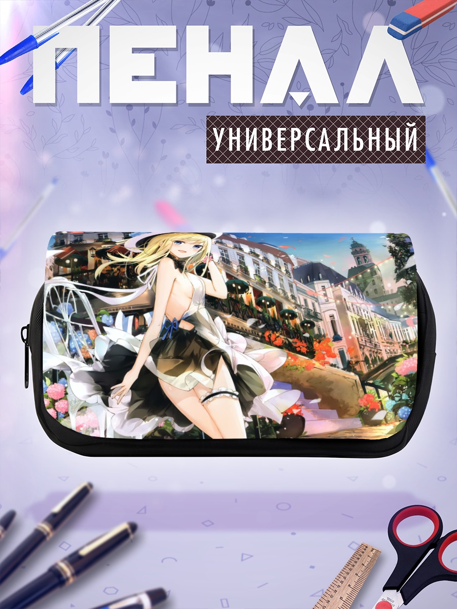 Пенал-косметичка Блондинка в городе