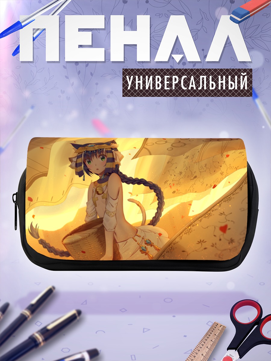 Пенал-косметичка Кошкодевочка с корзиной