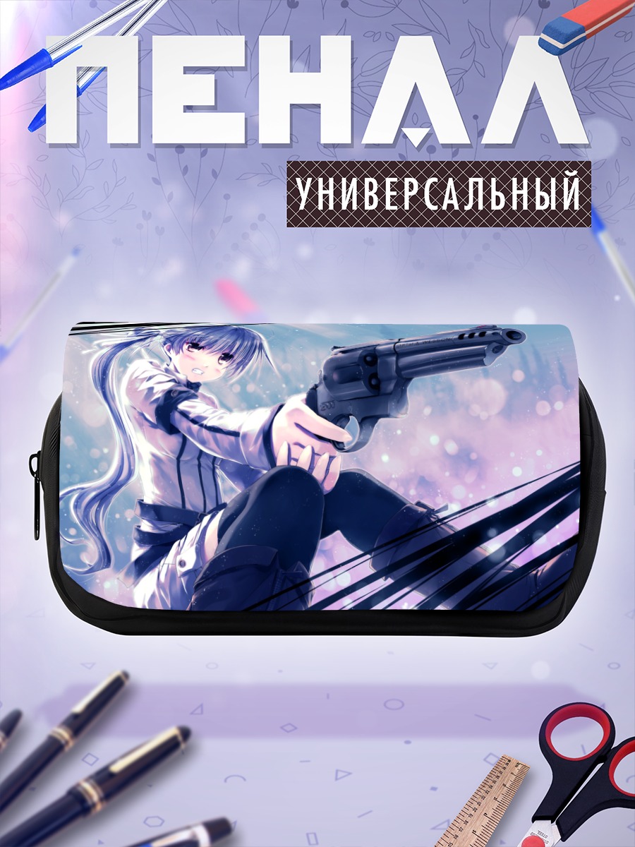 Пенал-косметичка Мику Хацунэ с револьвером