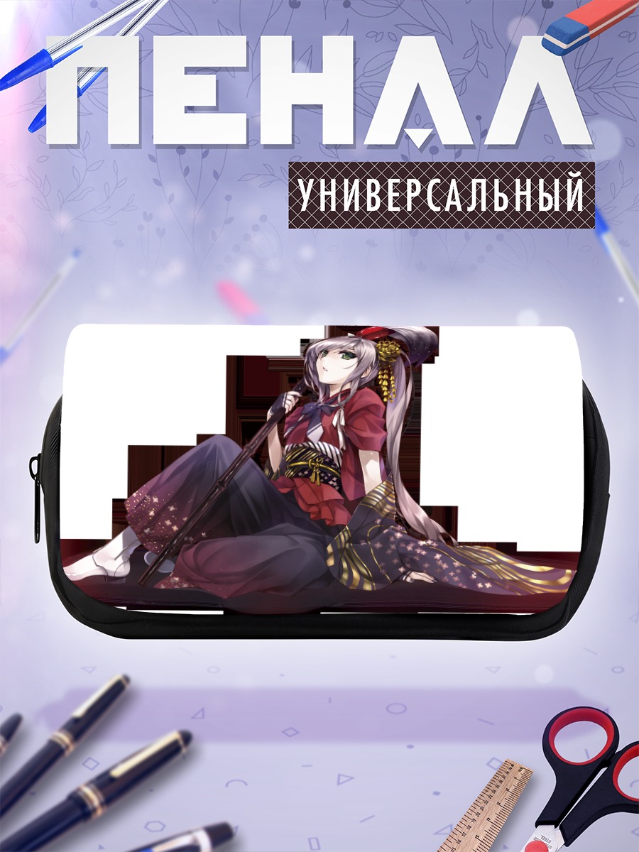 Пенал-косметичка Девушка в кимоно