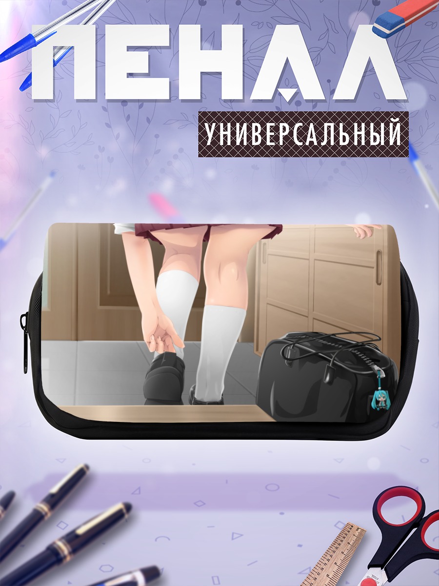 Пенал-косметичка Мику Хацунэ в школе