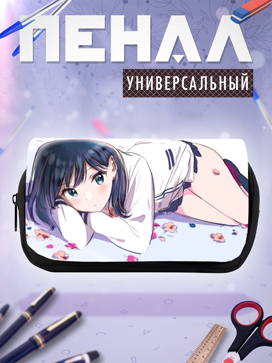 Пенал-косметичка Рикка Такарада в цветах