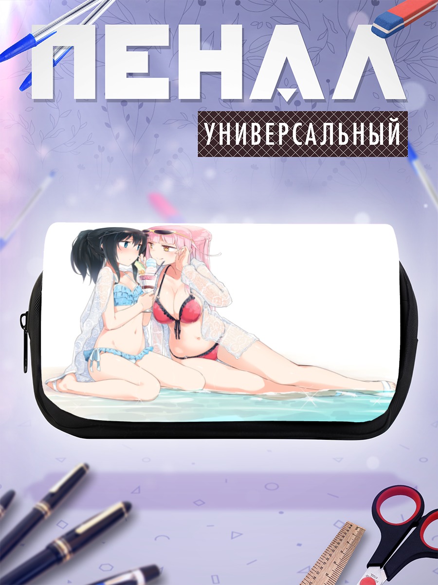 Пенал-косметичка Девушки с мороженым