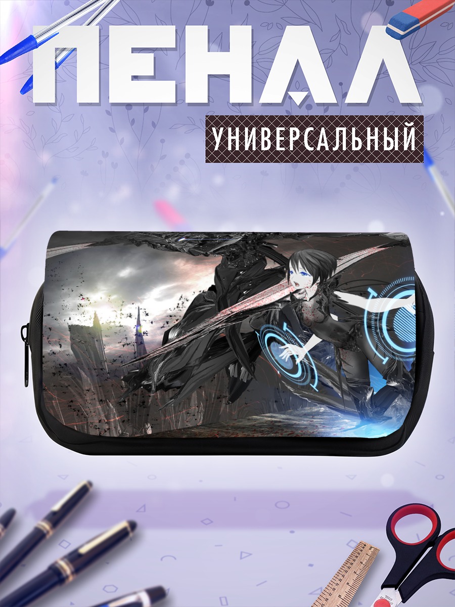 Пенал-косметичка Механический воин с мечом