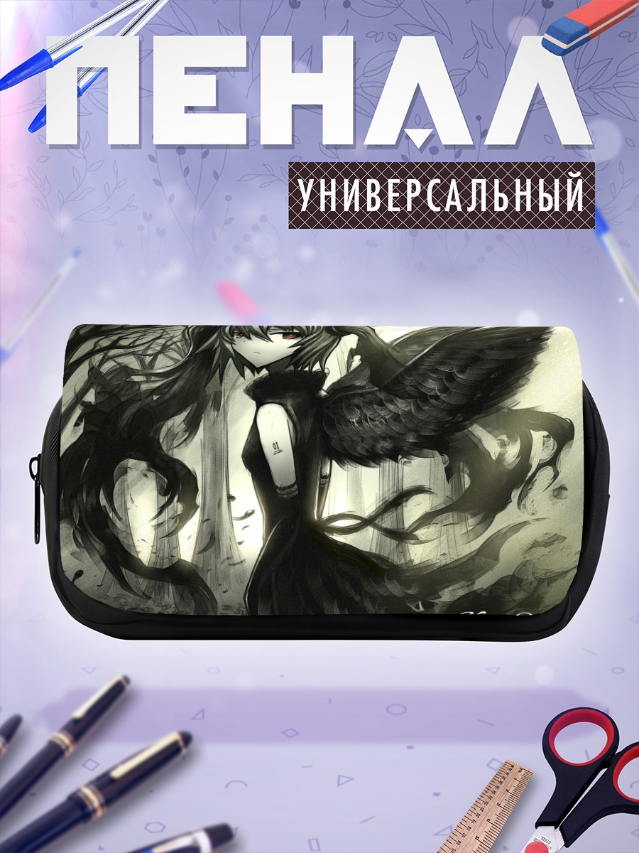 Пенал-косметичка Мику Хацунэ с крыльями