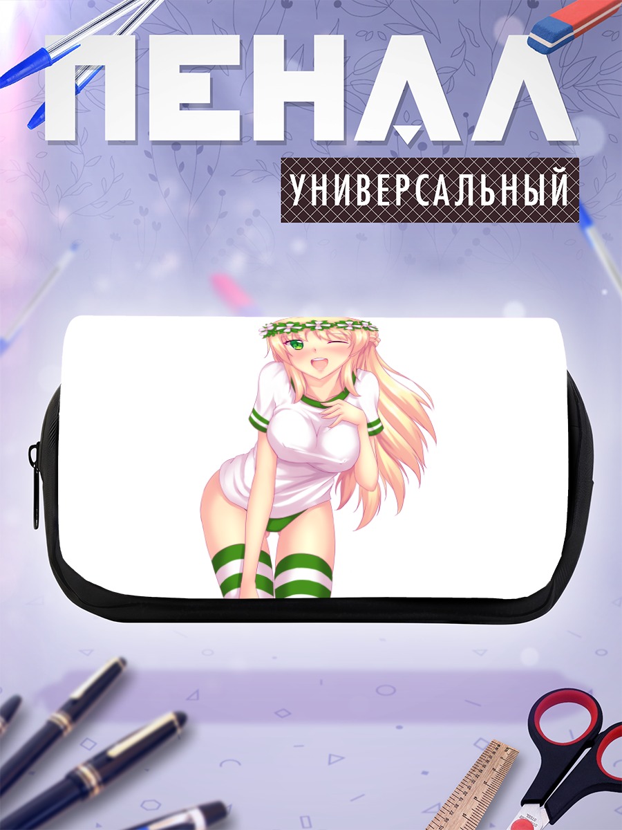 Пенал-косметичка Блондинка в цветах