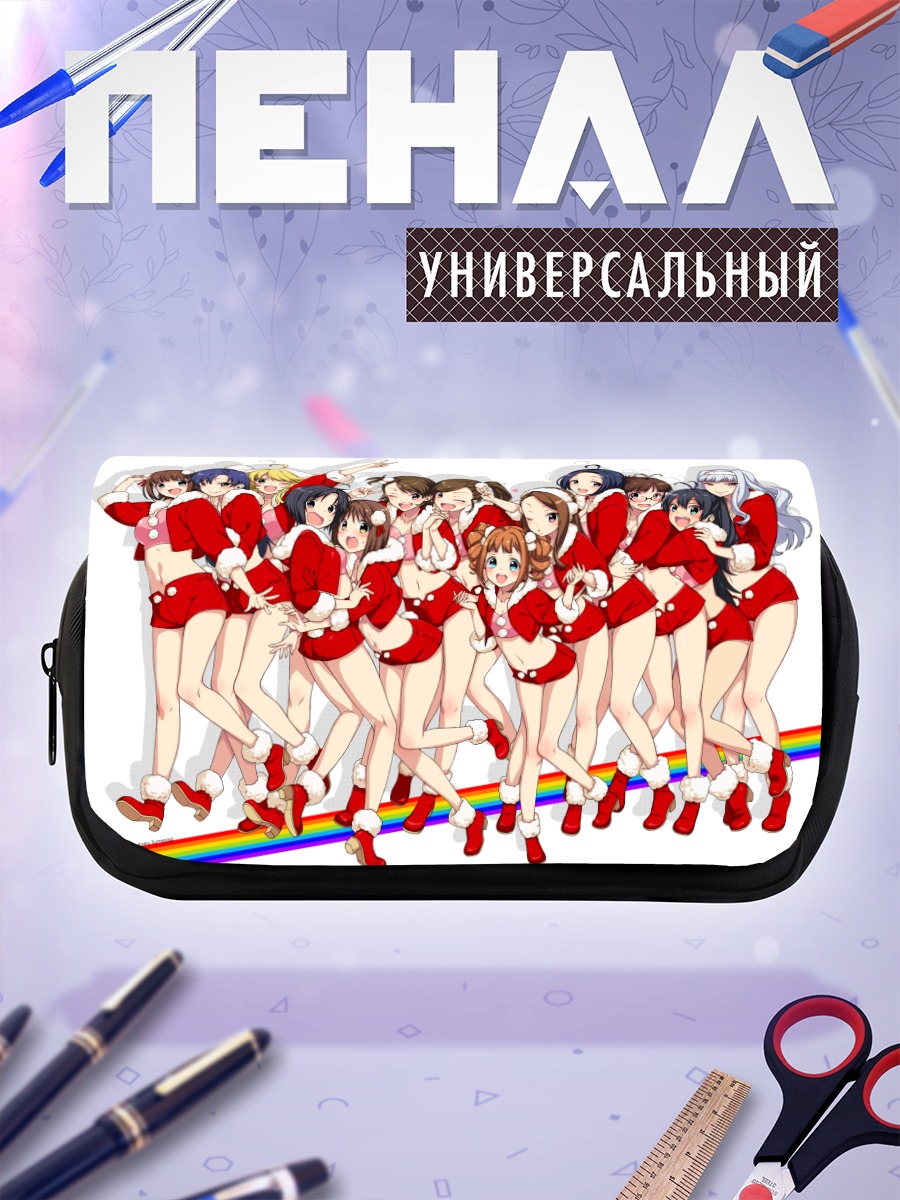 Пенал-косметичка Идолмастер в красном
